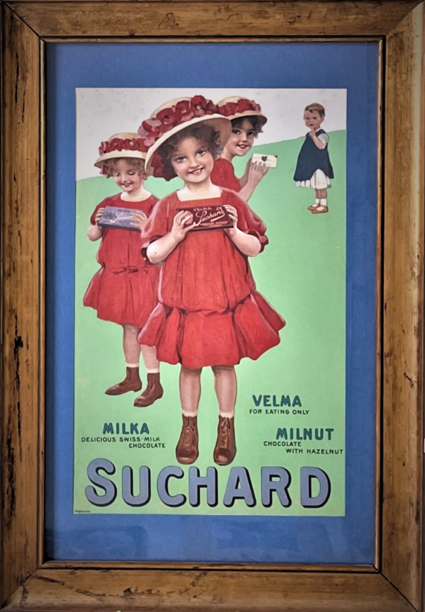 Suchard Affiche Halle 66 Brocante Et Café Lecture à Grimisuat Valais Suisse 